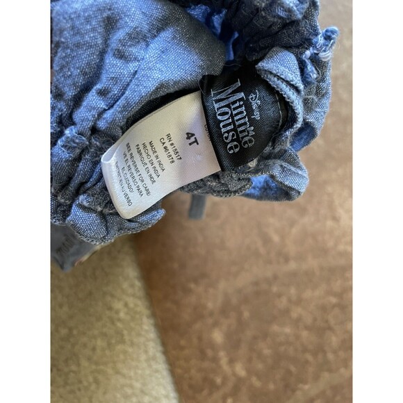 Disney Baby Denim And Red Minnie Dresses Size 3-4t - Picture 2 of 6